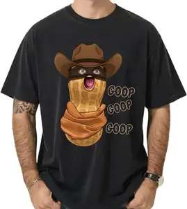 The Burnt Peanut GOOP Bungulator Meme Graphic Tee Pure Cotton Unisex Casual Daily Wear Humor Fans Comfortable Breathable Unisex Design