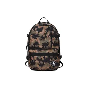 Converse Camouflage Print Polyester Backpack with Large Capacity for Men and Women