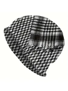 Vintage-Inspired Shemagh Tactical Bandana - Fashion Skullies & Beanies, Breathable Blend, Perfect for Skiing