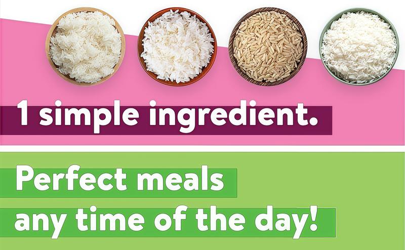 White Rice, Instant White Rice for Quick Dinner Meals, 28-Ounce Box