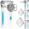 Portable Rechargeable Ultrasonic Nebulizer - Gentle, Lightweight, Mild Personal Care Device with 2 Modes, Self-Cleaning Function, Storage Compatibility for Adult Breathing Support