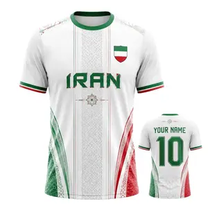 Iran Soccer T-Shirt 3D, Iran Flag Football Jersey Fan Shirt