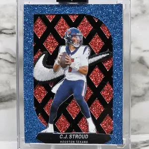 CJ Stroud Texans Nike Patch Custom One of One Football Card