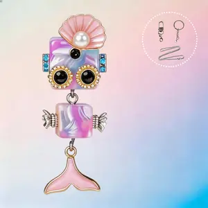 Mewodo Mireya Luma 3-in-1 Handmade Bag Charm Keychain Pendant Necklace