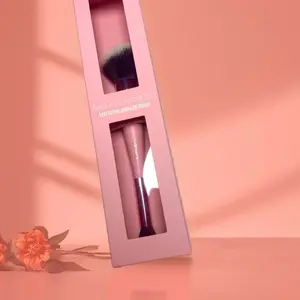 BeautyCrush Perfecting Bronzer Brush Dual-Ended Multi-Use Cream Powder Liquid Formulas Dense Bristles Precise Application Fluffy Ends Buffing Blending