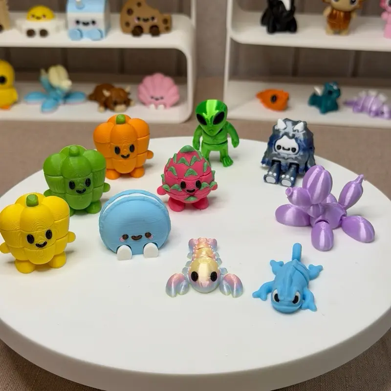 Micro Mini 3D Print Figurines