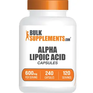 BulkSupplements - Alpha Lipoic Acid Capsules - Antioxidants Nutritional Supplements - 240 Capsules - 600mg per Serving