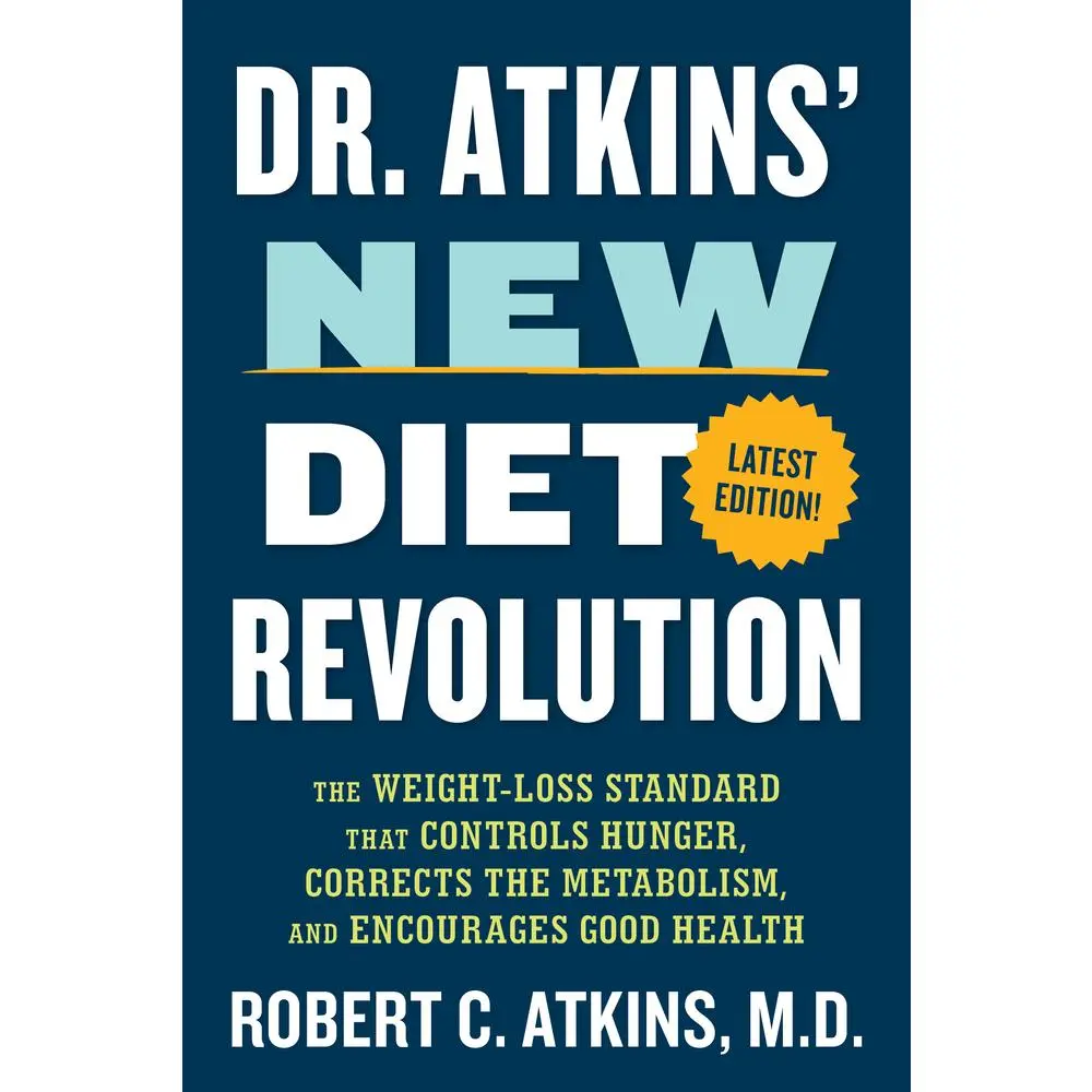 USED Book - Dr. Atkins' New Diet Revolution: The Weight-Loss Standard That Controls Hunger, Corrects the Metabolism, and Encourages Good Health by Atkins, Robert C. (Paperback) - english