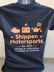 Shippen Motorsports T-shirt Streetwear Casual Womenswear Breathable