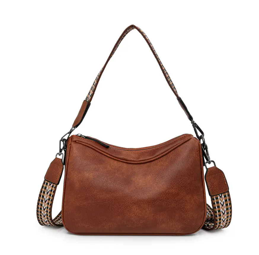 casual design underarm tote crossbody unique Women's Solid-Color Shoulder Bag (Red-Brown) - Fashionable Bag, Top Choice for Everyday Use multifuncional stylish bums fits everything bag Classic Vintage Women's Tote hombro bolso removab Vegan Leather Crossb