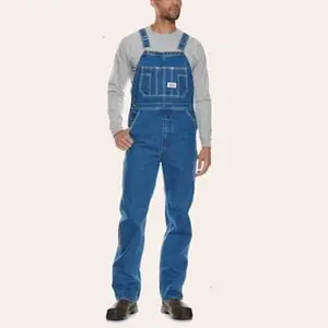 Round House Stonewash Denim Overalls