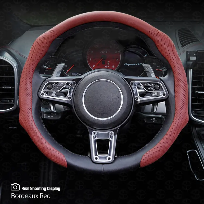 [Volcano red] Napa leather