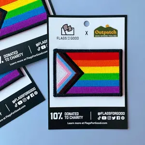 Progress Pride Flag Stick-On Patch