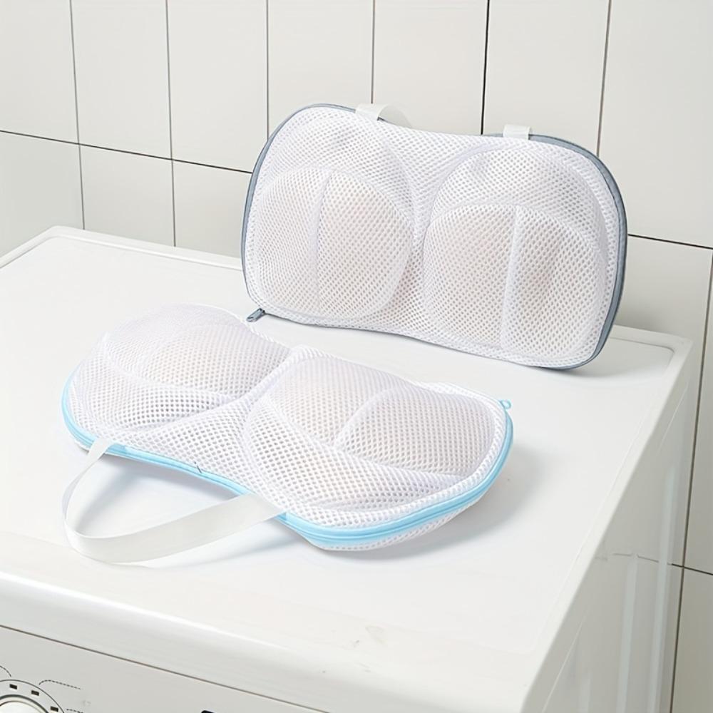 1pc Thickened Mesh Bra Laundry Bags – Protect Underwear, Prevent Deformation & Friction, Suitable for Washing Machines