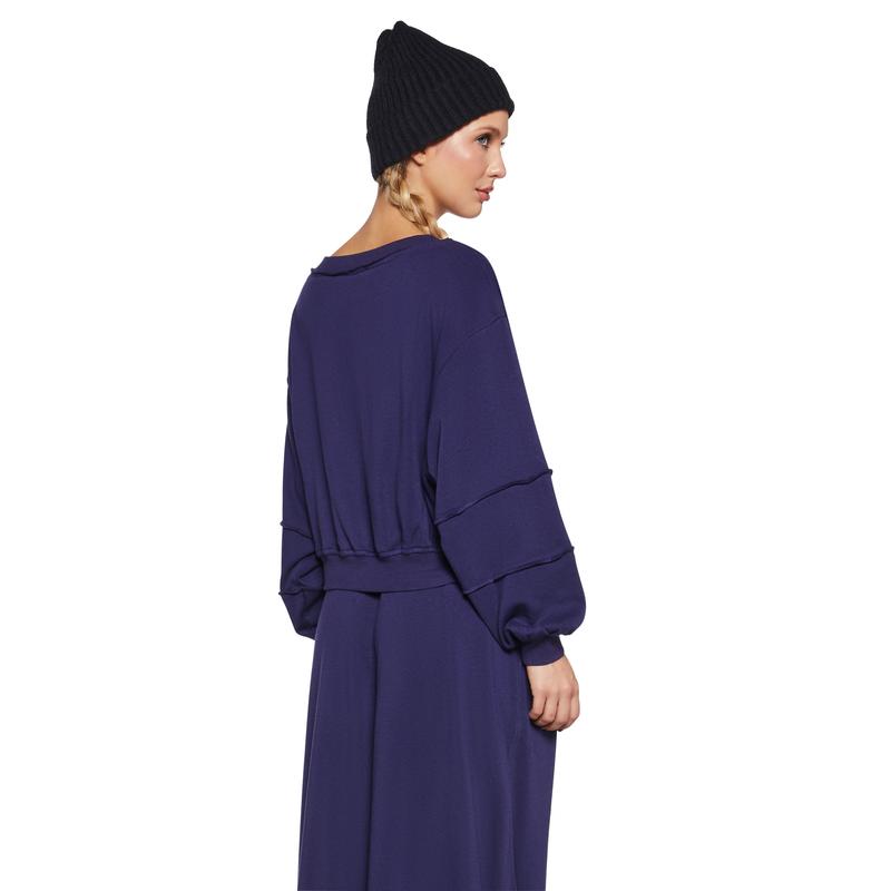 Chic Chill V-Neck Sweatshirt