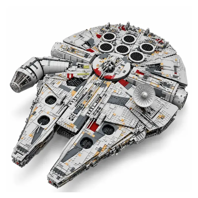 7541PCS Luxury Sci-Fi Spacecraft Building Blocks Set, with Numbered Parts Bags, DIY Assembly Construction Model, Collectible Display Bricks for Adults, Birthday and Festival Gift