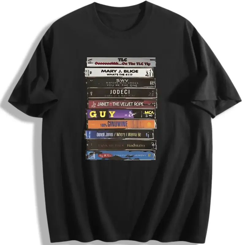 Vintage 90s R&B Cassette Tape T-shirt, Music Shirt - Jodeci, Boyz