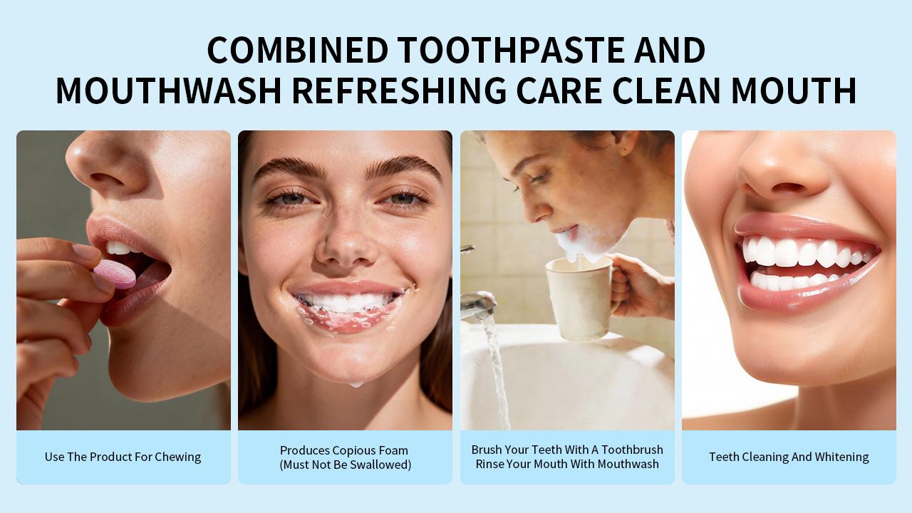 Solid Toothpaste– Eco-Friendly, Easy to Carry,Fluoride-Free, Natural Oral Care，and ong-Lasting Fresh Breath  | The Ultimate Gift Idea#dealsforyoudays