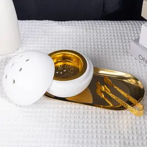 Minimalist Modern Incense Burner Set, Ramadan Bukhoor Burner for Weddings, Home Gatherings, Parties, Table Decor, Valentine's Day Gift