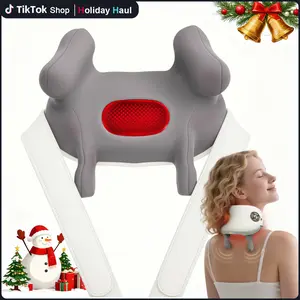 TOGBEUT 6D Neck Massager with Heat Professional Deep Tissue & Kneading for Shoulder Back Pain Relief 4 Ergonomic Modes Christmas Gift for Women Men