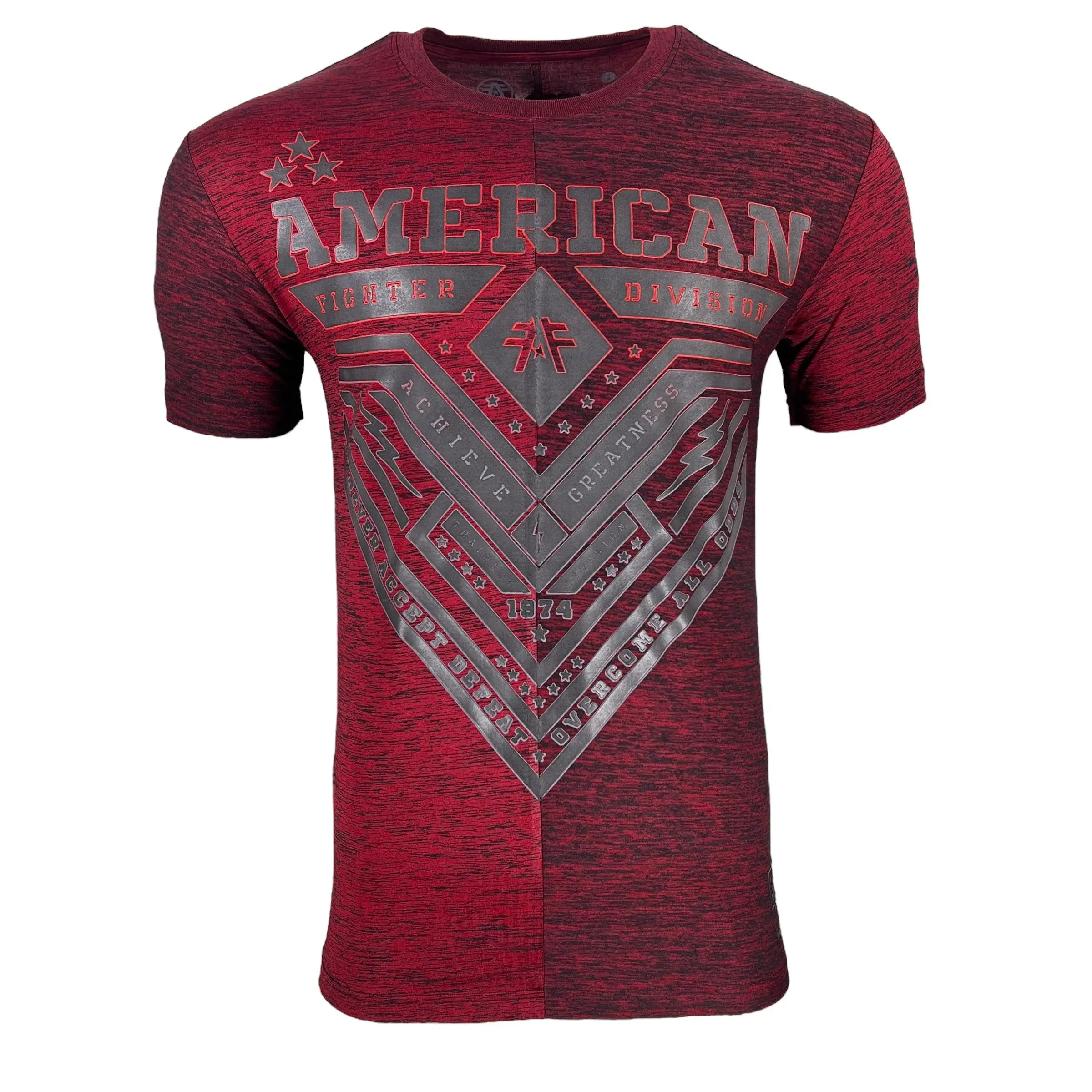American Fighter Men's Graphic Round Neck Short-Sleeve Casual T-Shirt - Altair, Shortsleeve, Tshirt, Athletic, Cotton Blend, Tops, Front-Back Graphic
