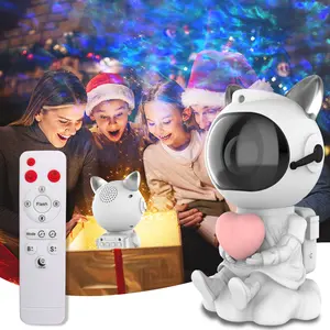 Doraemon Star Projector Lamp with Remote Control & Timer, Colorful Nebula Effects for Festival Party Room Decor, Adjustable Angle, Ideal Gift for All Ages