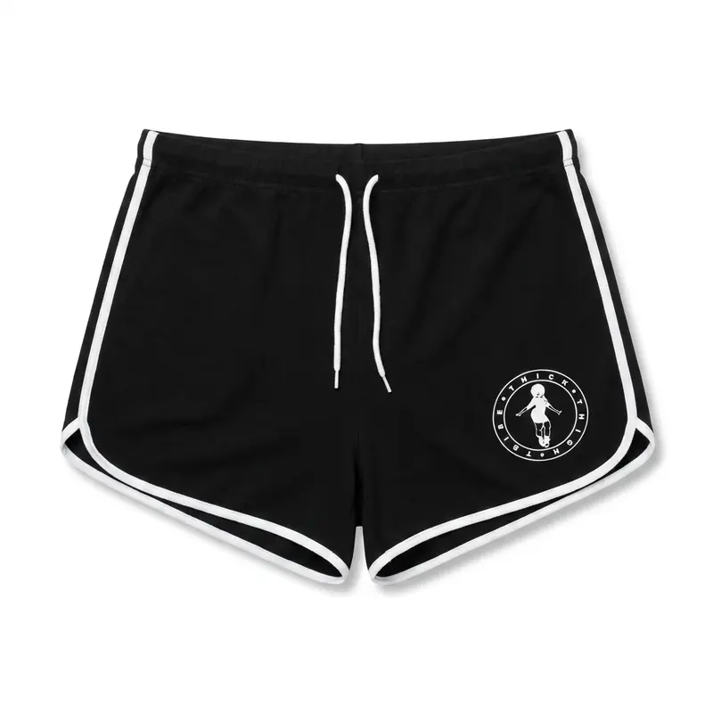 THICK THIGH TRIBE Women's Cotton Blend Thicker Thigh Shorts, Cotton Spandex Women's Bottoms Shorts, Cotton Spandex Shorts