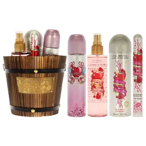Cuba Cuba Heartbreaker For Women 4 Pc Gift Set 3.3oz EDP Spray, 1.7oz EDP Spray, 6.6oz Body Spray, 6.6oz Body Splash