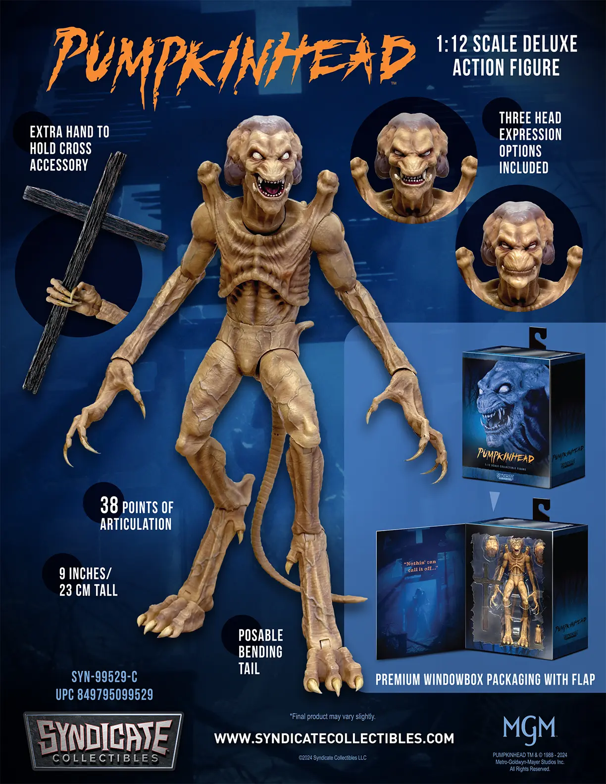 Pumpkinhead 1:12 Scale Action Figure Pumpkinhead 1:12 Scale Action Figure