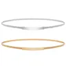 JASGOOD Women Skinny Metal Waist Belt Gold Waistband Elastic Metal Chain Waist Belt for Dress