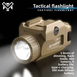 2026MAJIC WL10 Outdoor Flashlight, 800 Lumens Bright LED Flashlight Suitable for Camping Hiking Emergency, Compact, USB Rechargeable, IPX6 Waterproof