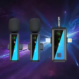 H65 3-in-1 Wireless Lavalier Microphone Outdoor Live Streaming Noise Reduction Support Camera Shooting Portable