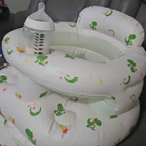 Inflatable Baby Seat for 3-36 Months, Baby Seats for Infants for Sitting Up with Back Support Built in Air Pump, Surround Sit Me Up Floor Seat for Baby Chair for Learning Sit