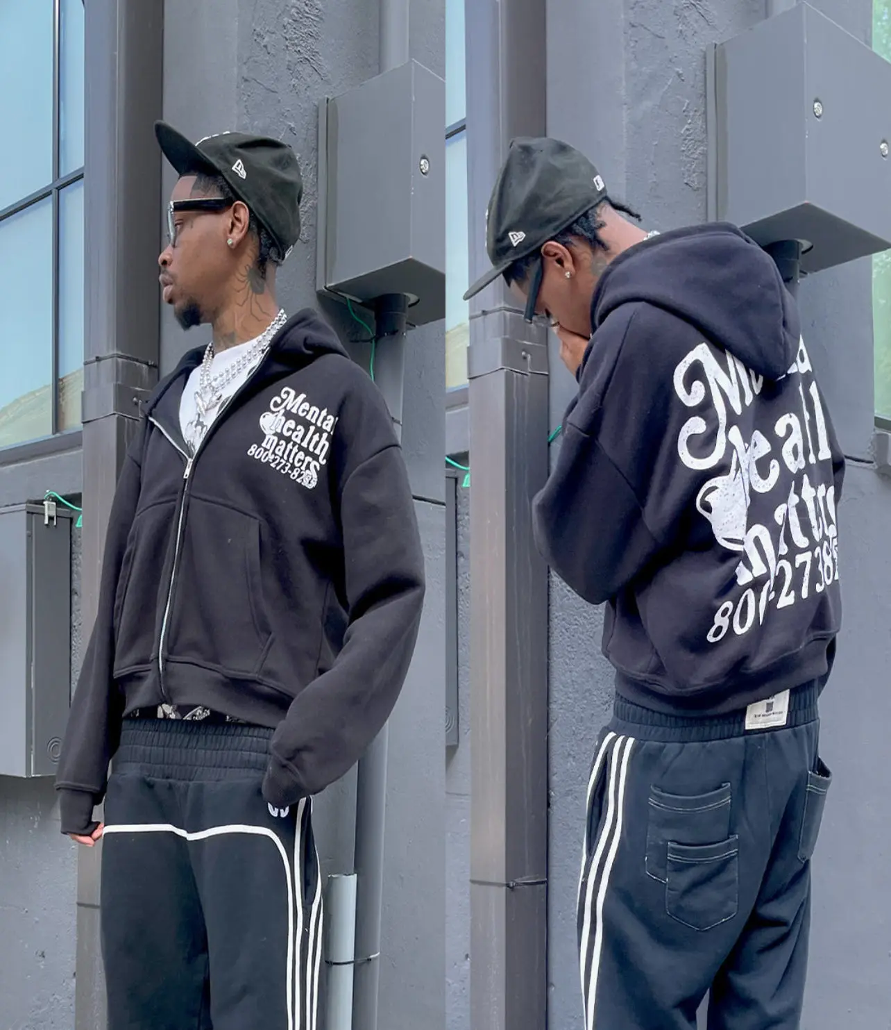 トップス HELLSTAR black crystal foodies black hellstar zip up - TikTok Shop