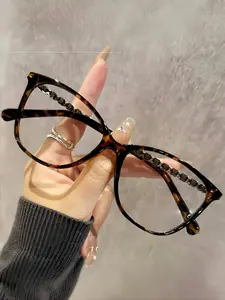 High-End Fashion Blue Light Blocking Cat Eye Glasses, Ultra-Light Durable Frame, Perfect for Work Study Daily Use, Elegant Plain Design, Blue Light Blocker, Lightweight Frame