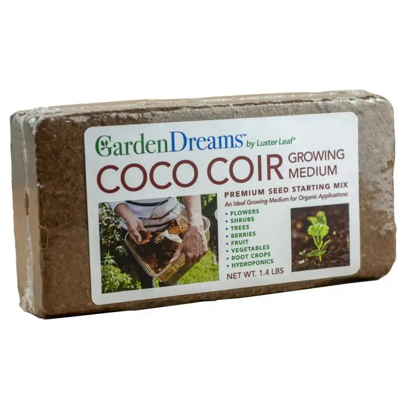 Luster Leaf 7006064 All Purpose Coco Coir Planting Mix - Pack of 12 - 1.4 lbs