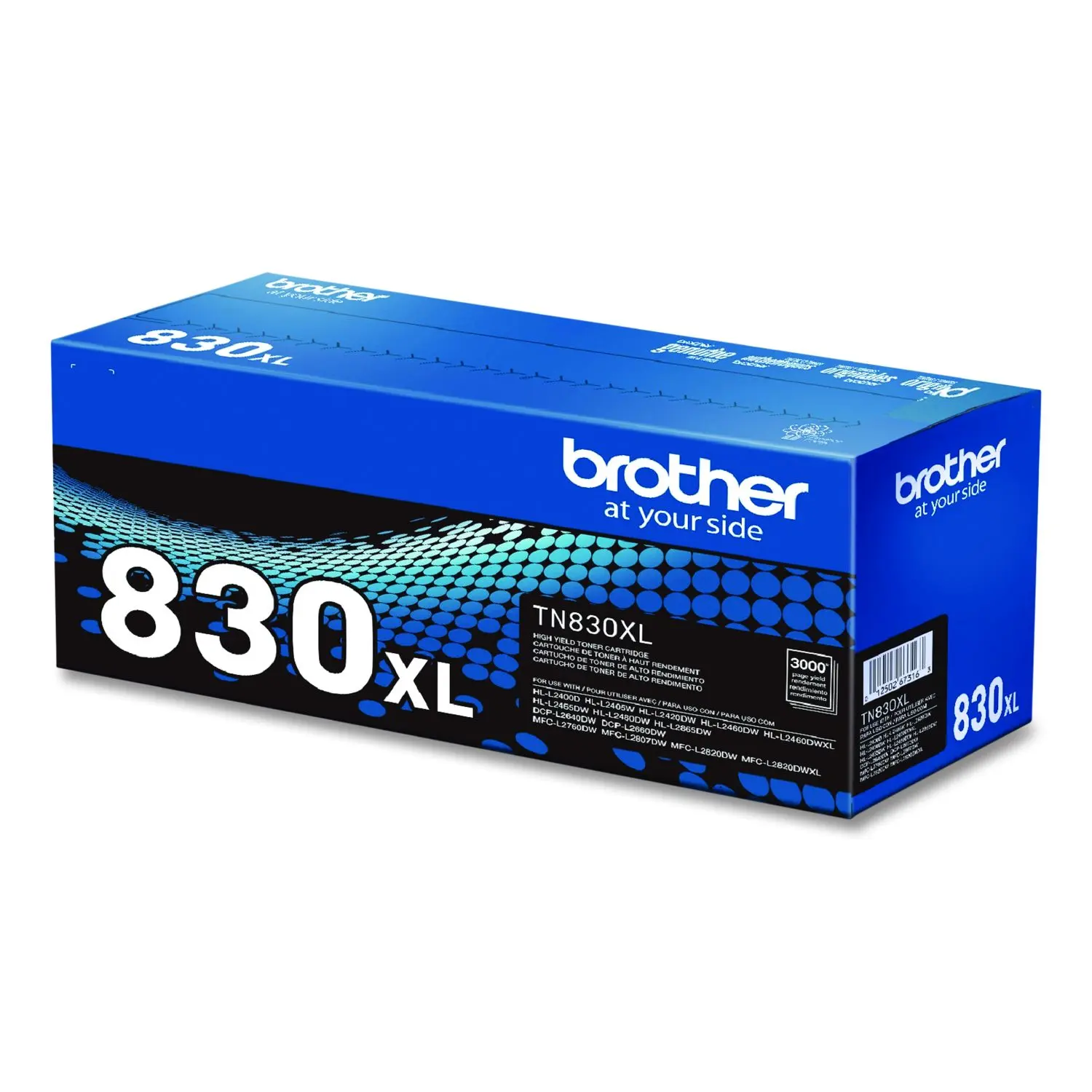TN830XL High-Yield Toner 3000 Page-Yield Black
