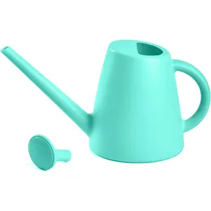 Grip  Watering Cans for Indoor and Outdoor  Garden  - with Long Spout - SkyBlue - 1/2 Gallon