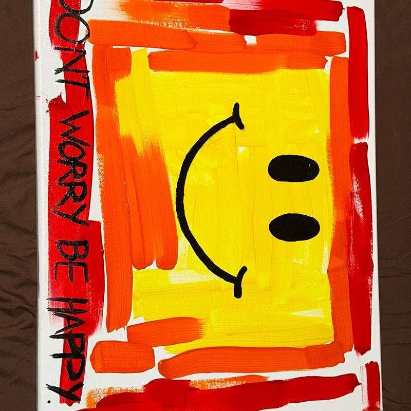 Don’t Worry Be Happy original painting