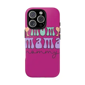Mommy Phone Case | Cute Tough Case for Moms, Gifts for Mothers, Colorful Phone Cover, Mother's Day Jewelry, Trendy Tech Accessories