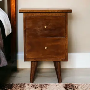 Chestnut Bedside Table