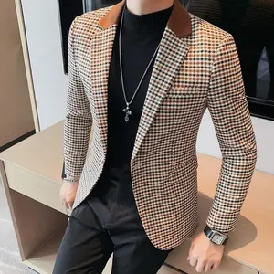 2026 Men's High-End Slim Blazer - One-Button Versatile Business Casual Prom Menswear