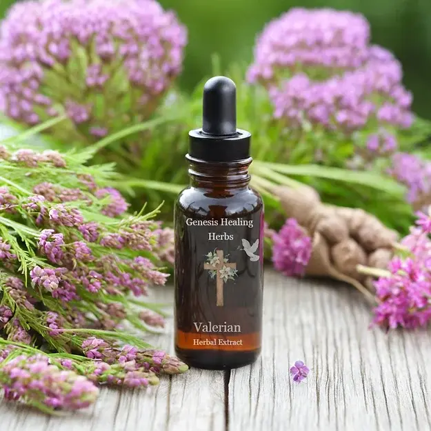 Valerian Root Extract Dietary Supplement - Natural Sleep Aid, Stress Relief - Vegan, Sugar-Free, Organic Health & Wellness Support