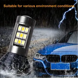 Unionlux 7440 Error Free Dual Color Type 2 Switchback DRL LED Turn Signal Light Bulbs 400% Brighter No Hyper Flash Built-in Resistors All in One