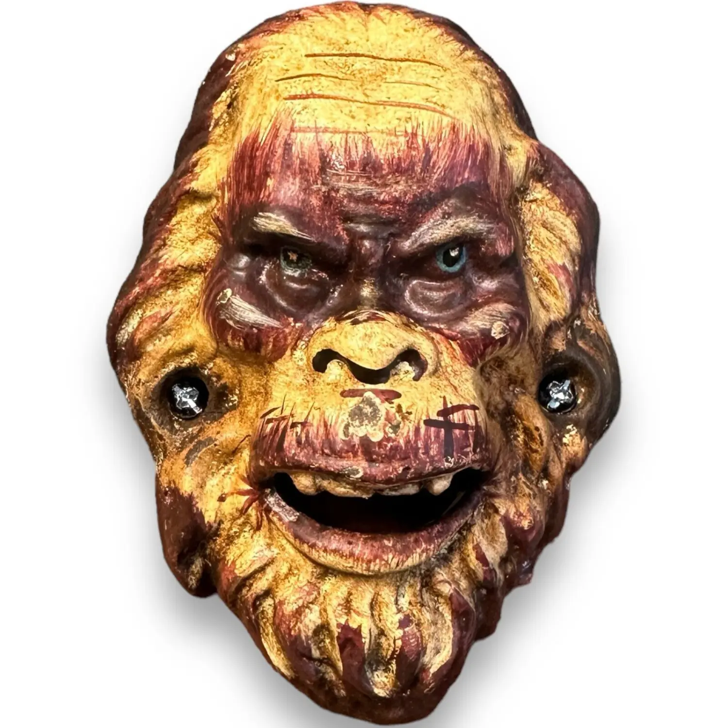 Unique Sasquatch Cast Iron Wall-Mounted Bottle Opener, Vintage Antique Design Kitchen Utensil with Installation Holes for Easy Setup, Utensils
