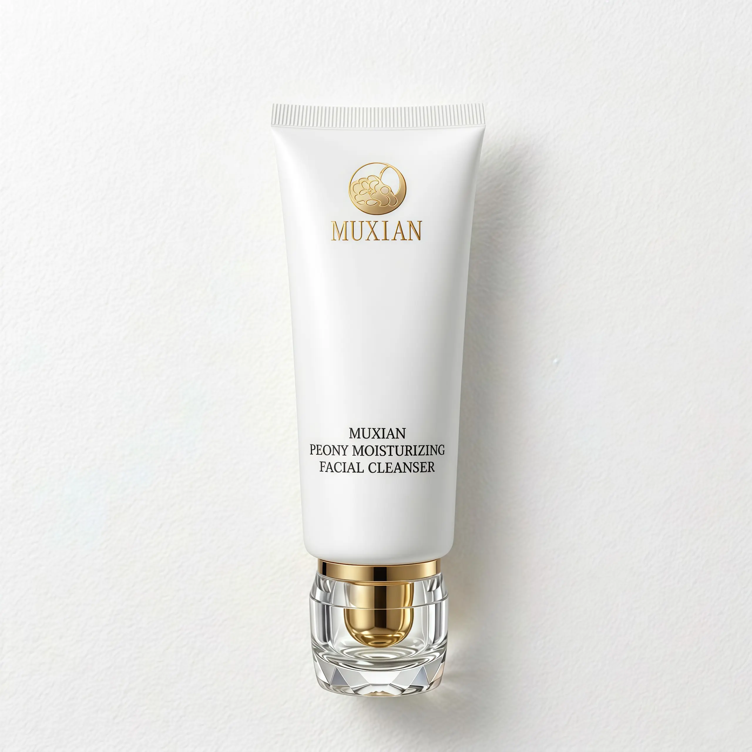 MUXIAN Peony Facial Cleanser, Gentle Oil Control Face Wash for Oily & Combination Skin, Deep Pore Cleansing Without Dryness or Tightness