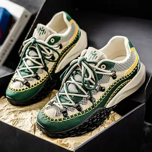 Casual Lace Up Sneakers Mesh Panel Stitched Detail Textured Sole Comfort Everyday Outdoor Casual Footwear Sports Shoes Runner Shoe Trainer Athletic