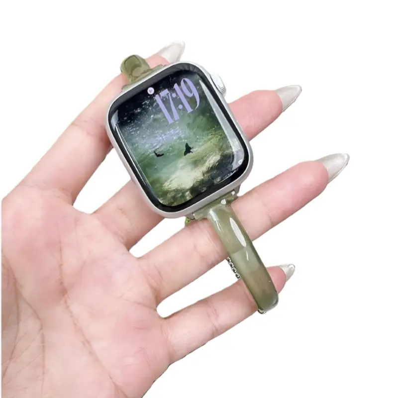 Cat Eye Bracelet Smart Watch Bands Hand-painted Cat Eye Bracelet Women's Wristband  Replaceable Strap  Fits 11/10/9/8/7/6/SE