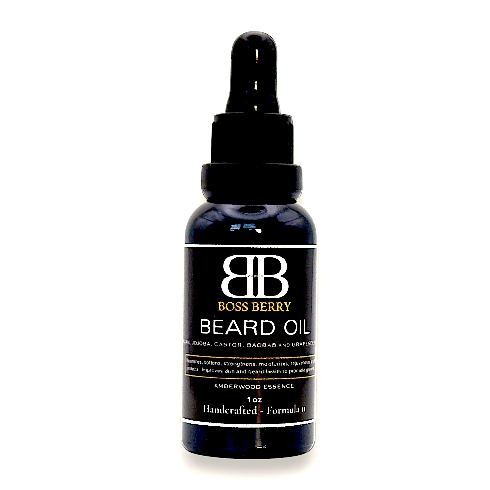 Sovereign Beard Elixir™ Amberwood Essence Luxury Conditioning Beard Oil