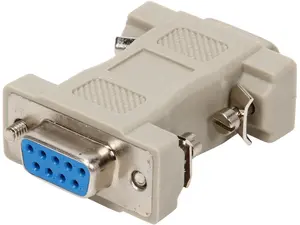C2G 02457 MultiSync VGA (HD15) Male to DB9 Female Serial RS232 Adapter, Beige